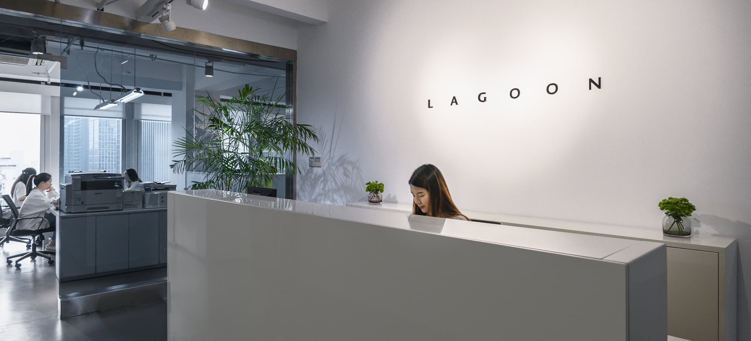 Lagoon reception, Hong Kong office
