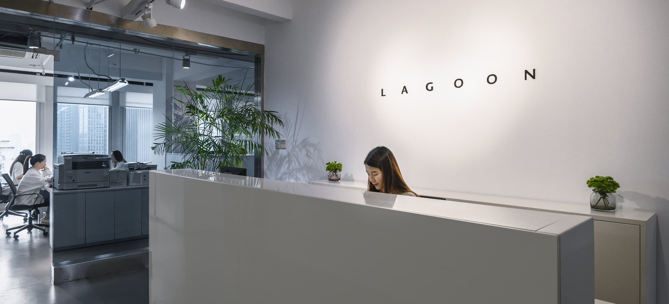 Lagoon reception, Hong Kong office